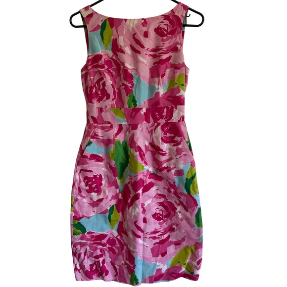 Lilly Pulitzer Dresses & Skirts - Lilly Pulitzer Womens Hotty Pink First Impression Collins Dress Size 0 Silk Rose